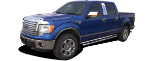 QAA - Ford F-150 2004-2008, 4-door, Pickup Truck, Crew Cab, 5.5' bed, NO Flares (12 piece Stainless Steel Rocker Panel Trim, Lower Kit 7.25" - 7.5" tapered Width Spans from the bottom of the door UP to the specified width.) TH44316 QAA - Image 5