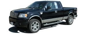 QAA - Ford F-150 2004-2008, 2-door, 4-door, Pickup Truck, Styleside (2 piece Chrome Plated ABS plastic Tail Light Bezels ) TL44308 QAA - Image 2