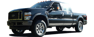 QAA - Ford F-250 & F-350 Super Duty 1999-2007, 4-door, Pickup Truck, Extra Cab, Short Bed, NO Flares (10 piece Stainless Steel Rocker Panel Trim, Lower Kit 5.5" Width Spans from the bottom of the door UP to the specified width.) TH39321 QAA - Image 3