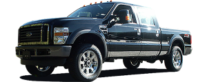 QAA - Ford F-250 & F-350 Super Duty 1999-2016, 2-door, 4-door, Pickup Truck (4 piece Stainless Steel Pillar Post Trim ) PP39323 QAA - Image 3