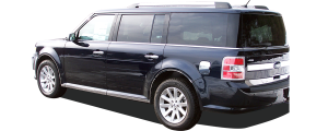 QAA - Ford Flex 2009-2016, 4-door, SUV (8 piece Chrome Plated ABS plastic Door Handle Cover Kit ) DH46630 QAA - Image 4