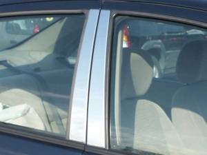 QAA - Ford Focus 2000-2007, 4-door, Sedan (4 piece Stainless Steel Pillar Post Trim ) PP44315 QAA - Image 1