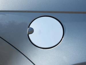 Ford Focus 2008-2009, 4-door, Sedan (1 piece Stainless Steel Gas Door Cover Trim Warning: This is NOT a replacement cap. You MUST have existing gas door to install this piece ) GC48345 QAA
