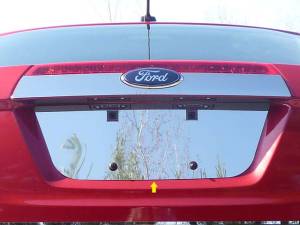 QAA - Ford Fusion 2010-2012, 4-door, Sedan (1 piece Stainless Steel License Plate Bezel ) LP50390 QAA - Image 1