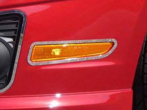 QAA - Ford Fusion 2010-2012, 4-door, Sedan (2 piece Stainless Steel Accent Trim Front Marker Light Surround rings ) ML50390 QAA - Image 1