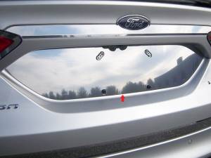 QAA - Ford Fusion 2013-2018, 4-door, Sedan (1 piece Stainless Steel License Plate Bezel ) LP53390 QAA - Image 1