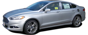 QAA - Ford Fusion 2013-2018, 4-door, Sedan (1 piece Stainless Steel License Plate Bezel ) LP53390 QAA - Image 2