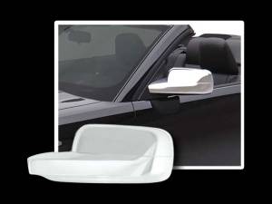 QAA - Ford Mustang 2005-2009, 2-door, Coupe, Convertible (2 piece Chrome Plated ABS plastic Mirror Cover Set ) MC45351 QAA - Image 1