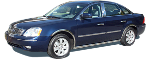 QAA - Ford Taurus 2008-2009, 4-door, Sedan (8 piece Chrome Plated ABS plastic Door Handle Cover Kit ) DH45490 QAA - Image 2