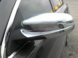 QAA - Ford Taurus 2010-2019, 4-door, Sedan, SE, SEL, LIMITED, SHO (2 piece Chrome Plated ABS plastic Mirror Cover Set Full ) MC50490 QAA - Image 1