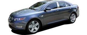 QAA - Ford Taurus 2010-2019, 4-door, Sedan, SE, SEL, LIMITED, SHO (2 piece Chrome Plated ABS plastic Mirror Cover Set Full ) MC50490 QAA - Image 2