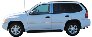 QAA - GMC Envoy 2002-2009, 4-door, SUV (1 piece Stainless Steel License Plate Bezel ) LP42290 QAA - Image 2