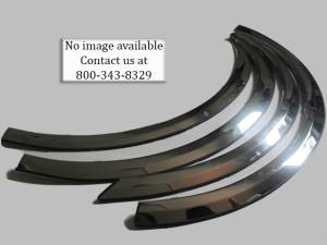 GMC Sierra 2014-2017, 2-door, 4-door, Pickup Truck, 1500 LD ONLY (4 piece Molded Stainless Steel Wheel Well Fender Trim Molding Goes over the existing black plastic flare from the factory. Clip on or screw in installation, Lock Tab and screws, hardware in