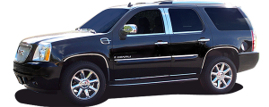 QAA - GMC Yukon 1992-1998, w/ Flares, w/ Molding (8 piece Stainless Steel Rocker Panel Trim, Full Kit 6.25" Width Spans from the bottom of the molding to the bottom of the door.) TH32183 QAA - Image 2