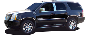 QAA - GMC Yukon 2007-2014, 4-door, SUV (16 piece Chrome Plated ABS plastic Door Handle Cover Kit Four door set, Four pieces each, Does NOT include passenger key access ) DH47195 QAA - Image 2