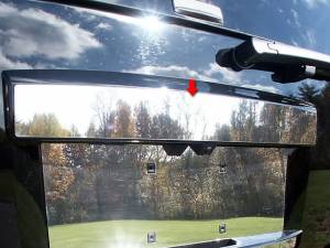 GMC Yukon 2007-2014, 4-door, SUV (1 piece Stainless Steel License Bar, Above plate accent Trim ) LB47295 QAA