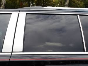 GMC Yukon 2015-2020, 4-door, SUV (6 piece Stainless Steel Pillar Post Trim ) PP55196 QAA