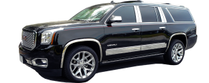 QAA - GMC Yukon 2015-2020, 4-door, XL (10 piece Stainless Steel Pillar Post Trim Includes the vertical strip for the rear most pillar section ) PP55199 QAA - Image 2