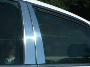 QAA - Honda Accord 2003-2007, 4-door, Sedan (4 piece Stainless Steel Pillar Post Trim ) PP23281 QAA - Image 1