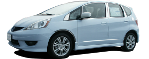 QAA - Honda Fit 2009-2013, 4-door, Hatchback (4 piece Stainless Steel Window Trim Package Includes Upper Trim only, NO Pillar Posts, NO window sills. ) WP29221 QAA - Image 2