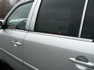 Honda Pilot 2009-2015, 4-door, SUV (4 piece Stainless Steel Window Sill Trim Set ) WS29260 QAA