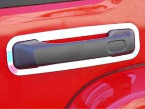 QAA - Hummer H3 2006-2009, 4-door, SUV (4 piece Stainless Steel Door Handle Surround ) HV46313 QAA - Image 1