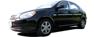 QAA - Hyundai Accent 2006-2011, 4-door, Sedan (1 piece Stainless Steel License Plate Bezel ) LP27365 QAA - Image 2