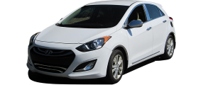 QAA - Hyundai Elantra 2013-2017, 4-door, GT Hatchback (4 piece Stainless Steel Pillar Post Trim ) PP13345 QAA - Image 2