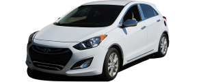 QAA - Hyundai Elantra 2013-2017, 4-door, GT Hatchback (10 piece Stainless Steel Window Trim Package Includes Upper Trim only, NO Pillar Posts, NO window sills, Not for use without Pillar Post kit sold separately. ) WP13346 QAA - Image 2