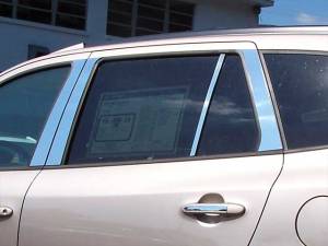 QAA - Hyundai Santa Fe 2007-2012, 4-door, SUV (8 piece Stainless Steel Pillar Post Trim ) PP27337 QAA - Image 1