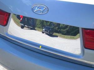 QAA - Hyundai Sonata 2006-2010, 4-door, Sedan (1 piece Stainless Steel License Plate Bezel ) LP26360 QAA - Image 1
