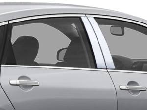 QAA - Infiniti M35/45 2006-2010, 4-door, Sedan (4 piece Stainless Steel Pillar Post Trim ) PP26058 QAA - Image 1