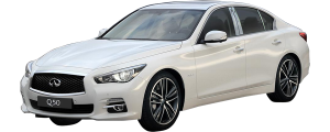 QAA - Infiniti Q50 2014-2020, 4-door, Sedan (4 piece Stainless Steel Pillar Post Trim ) PP14050 QAA - Image 3