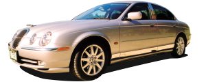 QAA - Jaguar S-Type 2004-2005, 4-door, Sedan (1 piece Stainless Steel Gas Door Cover Trim Warning: This is NOT a replacement cap. You MUST have existing gas door to install this piece ) GC25094 QAA - Image 2