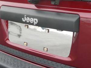 QAA - Jeep Commander 2006-2010, 4-door, SUV (1 piece Stainless Steel License Plate Bezel ) LP46095 QAA - Image 1