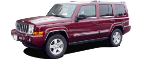 QAA - Jeep Commander 2006-2010, 4-door, SUV (1 piece Stainless Steel License Plate Bezel ) LP46095 QAA - Image 2
