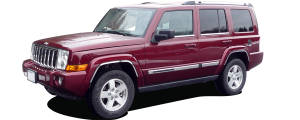 QAA - Jeep Commander 2006-2010, 4-door, SUV (6 piece Stainless Steel Rocker Panel Trim, Full Kit 7.833" Width Spans from the bottom of the molding to the bottom of the door.) TH46095 QAA - Image 2