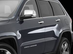 Jeep Grand Cherokee 2011-2020, 4-door, SUV (8 piece Chrome Plated ABS plastic Door Handle Cover Kit Does NOT include passenger key access ) DH51082 QAA
