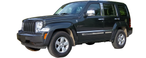 QAA - Jeep Liberty 2008-2012, 4-door, SUV (1 piece Stainless Steel Gas Door Cover Trim Warning: This is NOT a replacement cap. You MUST have existing gas door to install this piece ) GC48070 QAA - Image 2