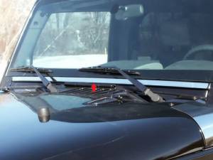 Jeep Wrangler JK 2007-2018, 4-door, SUV (1 piece Stainless Steel Windshield Accent Trim Lower ) WT47085 QAA