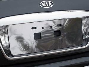 Kia Amanti 2004-2010, 4-door, Sedan (1 piece Stainless Steel License Plate Bezel ) LP24800 QAA