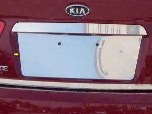 Kia Forte 2010-2013, 4-door, Sedan (1 piece Stainless Steel License Plate Bezel 8.25" Width ) LP10810 QAA