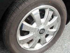 Kia Optima 2004-2005, 4-door, Sedan (32 piece Stainless Steel Wheel Skin ) WSK24805 QAA