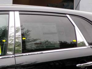 Kia Sorento 2011-2015, 4-door, SUV (6 piece Stainless Steel Pillar Post Trim ) PP11821 QAA