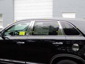 Kia Sorento 2011-2015, 4-door, SUV (20 piece Stainless Steel Window Trim Package Includes Upper Trim, Pillar Posts and Window Sills - FULL Package ) WP11820 QAA