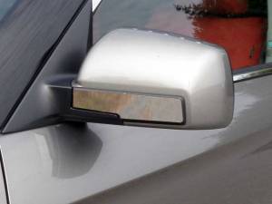 Kia Soul 2010-2012, 4-door, Hatchback (2 piece Stainless Steel Mirror Accent Trim Does NOT include Cut Out for turn signal ) MA10830 QAA