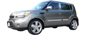 QAA - Kia Soul 2010-2012, 4-door, Hatchback (2 piece Stainless Steel Mirror Accent Trim Does NOT include Cut Out for turn signal ) MA10830 QAA - Image 2