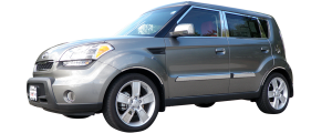 QAA - Kia Soul 2010-2013, 4-door, Hatchback (1 piece Stainless Steel Gas Door Cover Trim Warning: This is NOT a replacement cap. You MUST have existing gas door to install this piece ) GC10830 QAA - Image 2