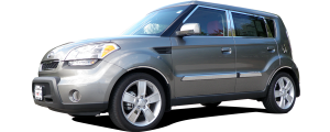 QAA - Kia Soul 2010-2013, 4-door, Hatchback (1 piece Stainless Steel Gas Door Cover Trim Warning: This is NOT a replacement cap. You MUST have existing gas door to install this piece ) GC10830 QAA - Image 3