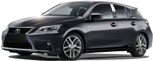 QAA - Lexus CT 2011-2017, 4-door, Hatchback (4 piece Stainless Steel Pillar Post Trim ) PP11195 QAA - Image 2